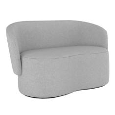 Imagem de Sofá 2 Lugares Orgânico Luxo Bouclê Off White Balaqui Decor