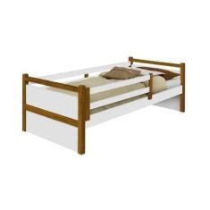 Imagem de Cama solteiro Bianca branco / mel - DV