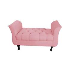 Imagem de Divã Recamier Barcelona - 1,00 Suede - Rosa - Topázio