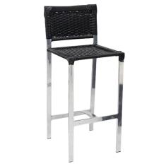 Imagem de Banqueta Alta Modelo áscoli Polido Tabaco