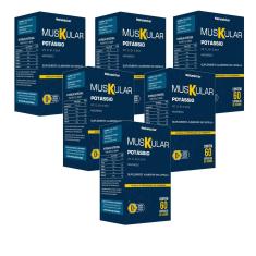 Imagem de 6x Muskular  Potássio+ Magnésio+ Vit D B1 E B12 Natunectar 