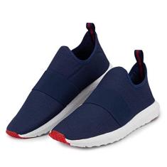 Imagem de Tênis Esportivo Calce Facil Feminino em Tecido Elastico e Sola Borracha