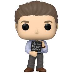 Imagem de Funko Pop! Tv: The Office - Jim Com Nonsense Sign Blue, 3,75 Polegadas