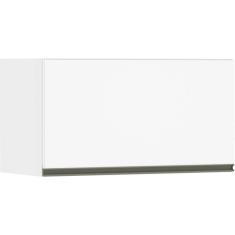 Imagem de Armário Perola Basculante 80 Cm 1 Porta Luciane Branco Polar