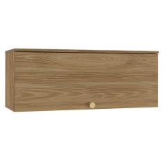 Imagem de Armário Aéreo Cozinha Botanic 90 Cm 1 Porta Nogueira Fosco - Kappesberg