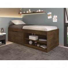 Imagem de Cama Com Sapateira Solteiro 0,88 Malbec