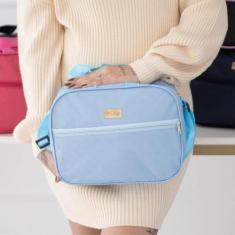 Imagem de Bolsa Maternidade Pequena Para Passeio Luxo Detalhe Em Coroa - Rallory