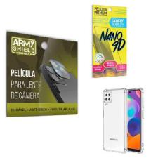 Imagem de Película De Camêra Samsung A12 Com Película De Cerâmica 9D E Capinha A