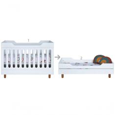 Imagem de Berço Multiuso Mood Branco + Colchão Incluso