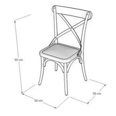 Imagem de KIT 4 CADEIRAS KATRINA COBRE ASSENTO CORANO AÇO