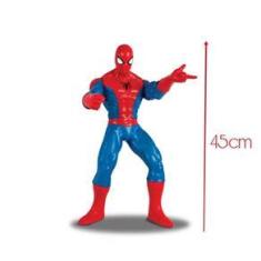 Imagem de Boneco Spider Man Gigante 45Cm Articulado Vinil Mimo