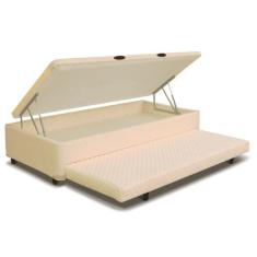 Imagem de Cama Box Solteiro Universal 3 Em 1 Areia Rajado  - 078X188 - Cosmopoli