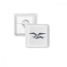 Imagem de Teclado mecânico geométrico abstrato com estampa de origami, teclado mecânico PBT Gaming Upgrade Kit