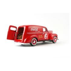 Imagem de Miniatura Carro Antigo Coca Cola 1940 Ford Delivery 1/24, Vermelho