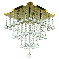 Imagem de Lustre De Cristal Legitimo Classic Square Long 40 