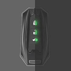 Imagem de TPHJRM Capa da chave do carro em liga de zinco, adequado para Kia Ceed Soul Sportage Optima Carens
