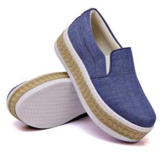 Imagem de Tênis Slip On Dk Shoes Elastico Sola Robusta Com Detalhe Em Sisal