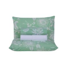 Imagem de Jogo De Lençol 4 Peças Queen Percal 180 Fios Home Style Jade Verde - T