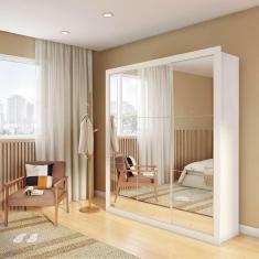 Imagem de Guarda-Roupa Casal Sabrina Gold 3 Pt 4 Gv Branco