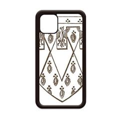 Imagem de Ilustração de pena de arte barroca preta branca para iPhone 12 Pro Max capa para Apple Mini Mobile Case