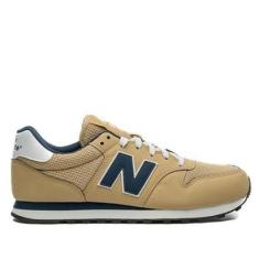 Imagem de Tênis New Balance Masculino GM500v2 Bege/Marinho-Masculino