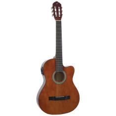 Imagem de Violão Eletroacústico Flat Aço Sf14 Ceq N Natural - Giannini