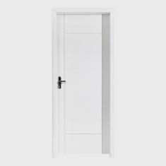 Imagem de Kit Porta Pronta Maciça 214x89cm Eucalipto Direita Pm95 Clean Cruzeiro Portas