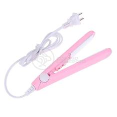 Imagem de Mini Chapinha Prancha Portátil 17Cm Bivolt Profissional Rosa