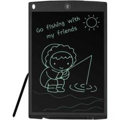 Imagem de Lousa Mágica Infantil Digital Escrever Desenho Estudar Preto - TOYS 2U