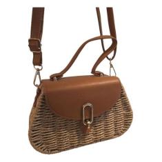 Imagem de Bolsa Palha Sintética Feminina Estilosa Moderna Passeio Verã - Alwy, C