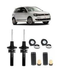 Imagem de Amortecedor + Kit Batente Polo Sportline Dianteiro 2002 Até 2014 1,6,2,0,8v - O Par