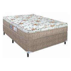 Imagem de Cama Box Casal + Colchão Espuma D45 Ortopédico Portobel Bege