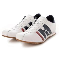 Imagem de MOBUS(モーブス) Tênis de couro unissex MUNDEN2, Branco/França, 38