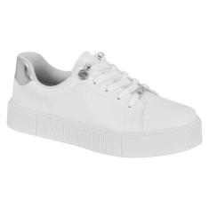 Imagem de Tênis Vizzano Detalhe Prata Sola Reta-Feminino