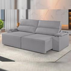 Imagem de Sofá Retrátil e Reclinável 4 Lugares 230cm M180 Yescasa