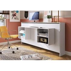 Imagem de Cama Articulável Horizontal Solteiro c/Estação de Trabalho 80 Latino Branco - Art in móveis