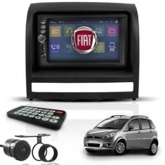 Imagem de Kit Central Multimídia Mp5 2 Din 7" Bt Espelha Dvd Fiat Idea - First O