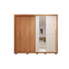 Imagem de Guarda Roupa Casal Romanus 2 Portas com Espelho Caemmun