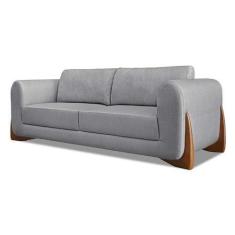 Imagem de Sofá 2 Lugares Yves Linho Cinza - Spezzia Decor