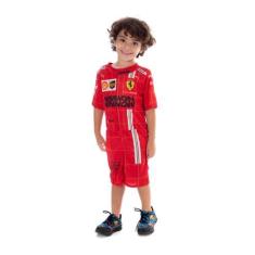Imagem de Fantasia Piloto De Formula 1 Carros Infantil Corrida - Fantasia Brás, 