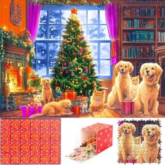 Imagem de Quebra-cabeça do calendário do advento svlvhool 2024 Natal: 1008 peças