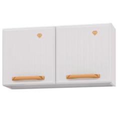 Imagem de Armário Aéreo Cozinha Em Aço Diamante 2 Portas Branco 818002 - Telasul