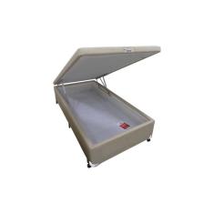 Imagem de Cama Box Baú Universal Solteiro Linho Clean (88x188x35) - Castor