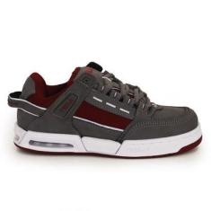 Imagem de Tênis Tesla Coil Delux Grey - Cinza/Vinho (2401.04)-Unissex