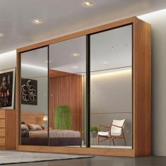 Imagem de Guarda Roupa Palermo 3 Portas 6 Gavetas  Clic Móveis Cumaru