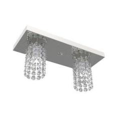 Imagem de Plafon De Cristal  Retangular 30Cm Mesa Balcão