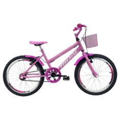 Imagem de Bicicleta Aro 20 Feminina Infantil Tridal Rosa