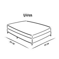 Imagem de Jogo De Lençol 2 Peças Solteiro Viúva 1,20 Verde Arrumadinho Enxovais