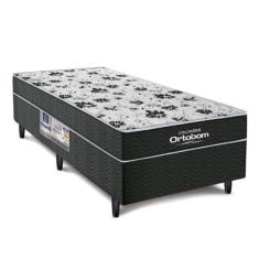 Imagem de Cama Box Solteiro Ortobom Conjugada Union Ortopedic Espuma 88X188x43cm
