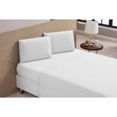 Imagem de Jogo Lençol 400 fios Queen 4 peças Micropercal Ponto Palito - Armazem 